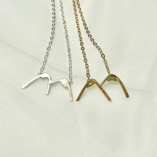 Mountain Necklace, Bracelet, or Anklet in 925 Sterling Silver or Gold Filled