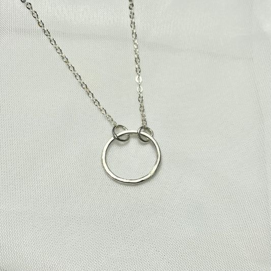 Circle Necklace, Bracelet, or Anklet in 925 Sterling Silver or Gold Filled