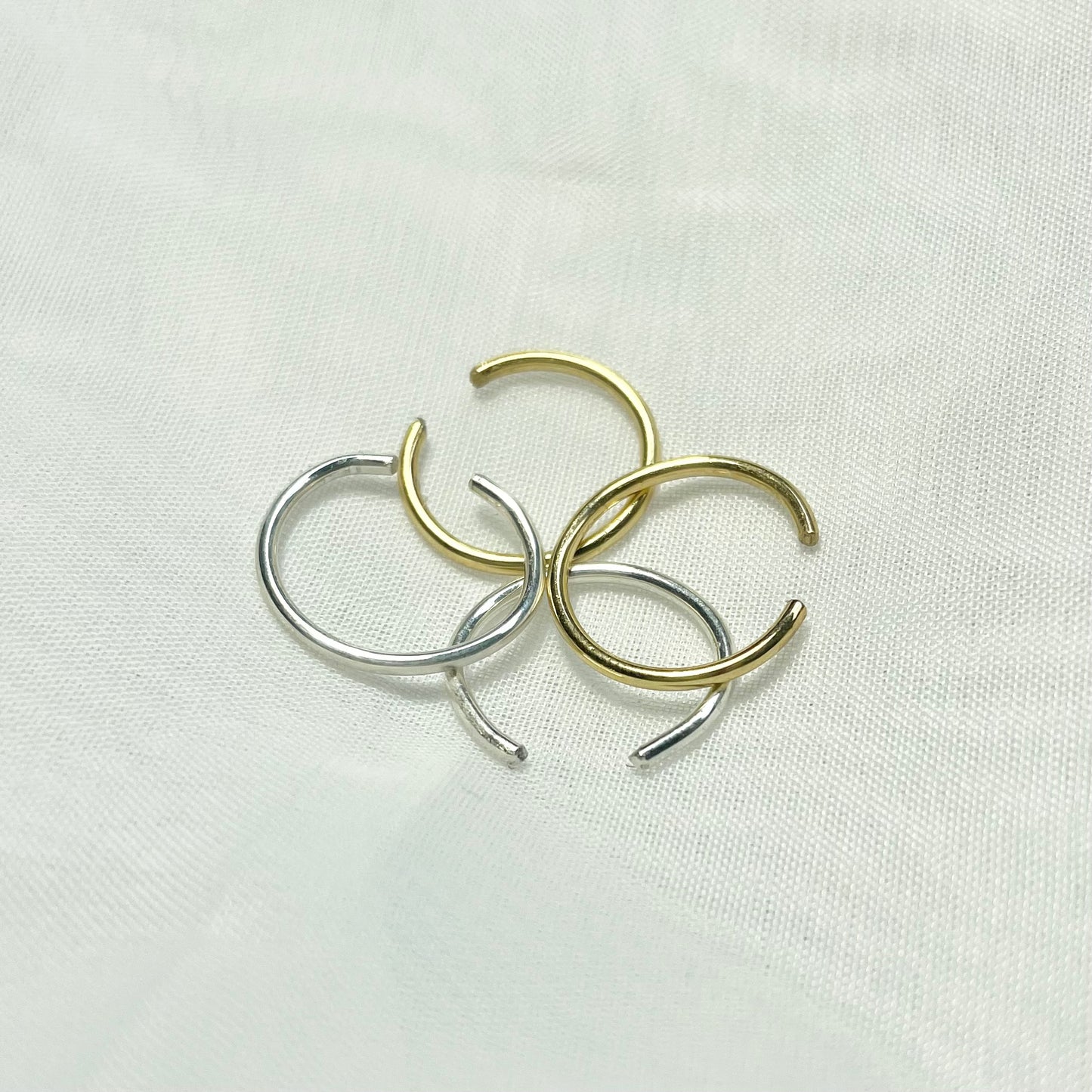 Adjustable Toe Rings in 925 Sterling Silver or Gold Filled