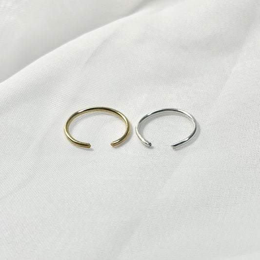 Adjustable Toe Rings in 925 Sterling Silver or Gold Filled