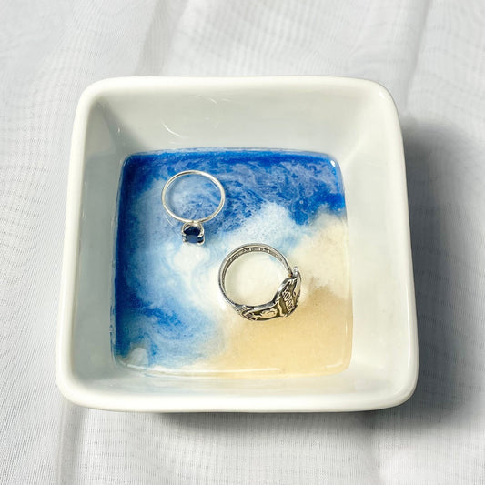 Ceramic Ocean Trinket Dish