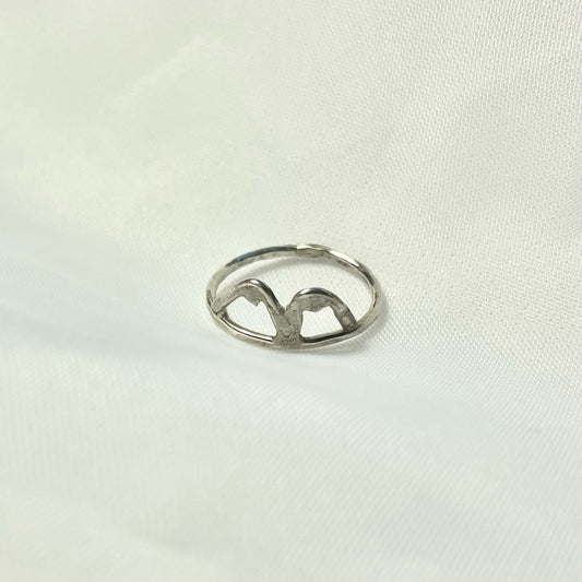 Mountain Ring in 925 Sterling Silver or Gold Filled