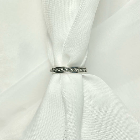 Decorative Band Ring in 925 Sterling Silver or Gold Filled