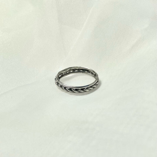 Decorative Band Ring in 925 Sterling Silver or Gold Filled